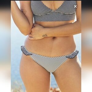 Aerie Gingham Bikini Top And Bottoms Size Small